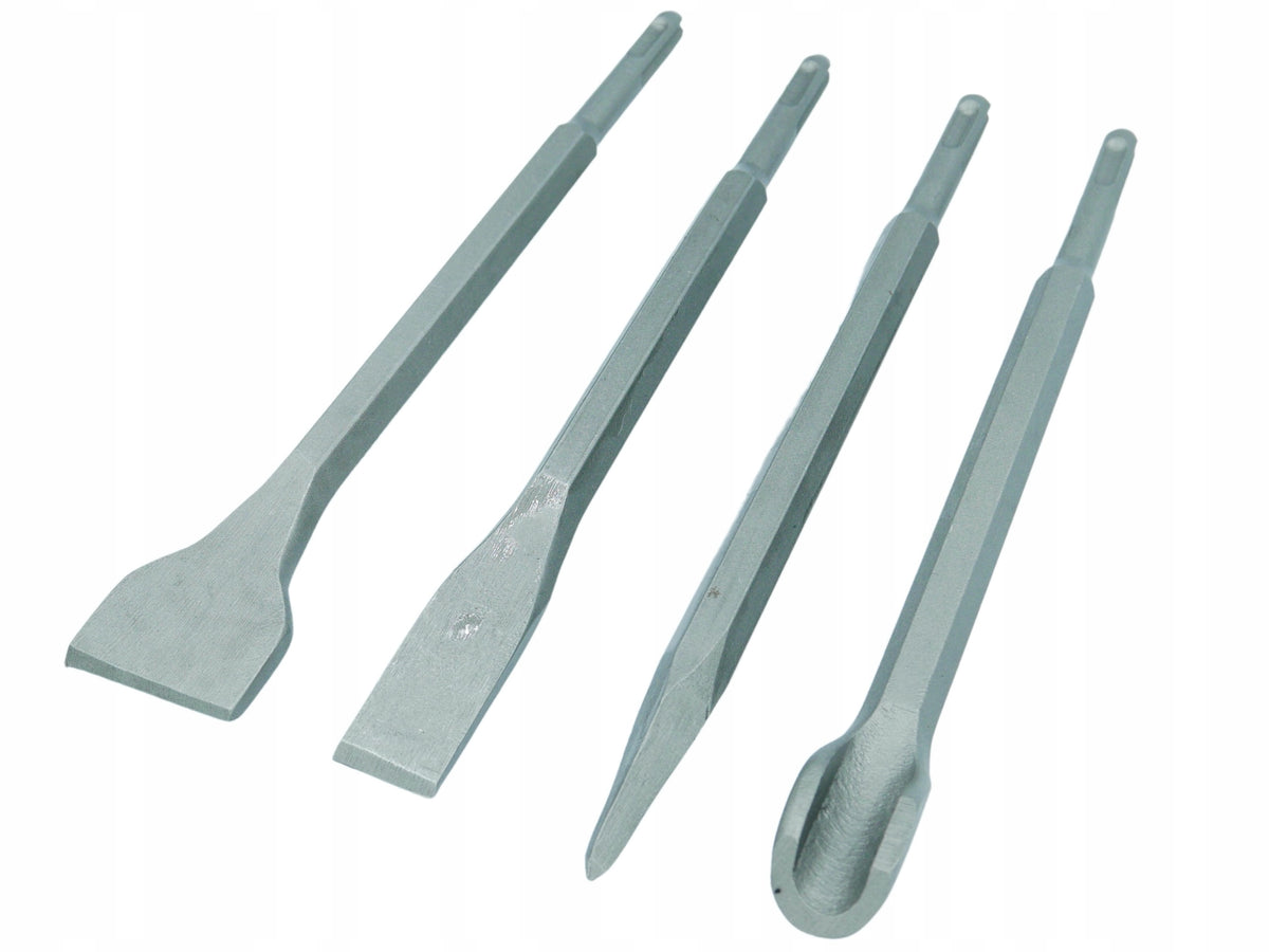 CHISEL FOR CONCRETE SDS PLUS SET OF 4 CHISELS