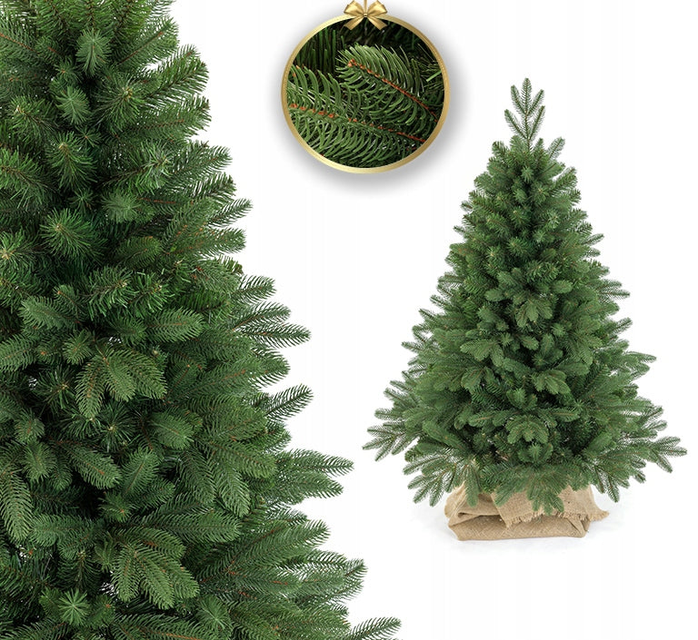 CHRISTMAS TREE ARTIFICIAL ALPINE SPRUCE DARK IN PE+PVC POT 130cm