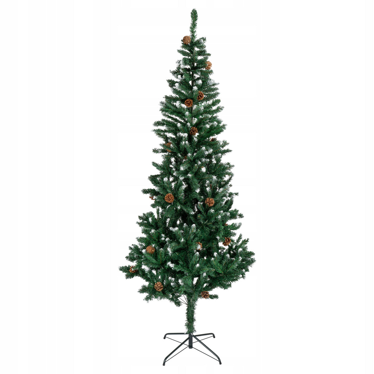 CHRISTMAS TREE ARTIFICIAL AS LIVELY SNOW-COVERED WITH CONES 220 cm Manufacturer code 611615MG