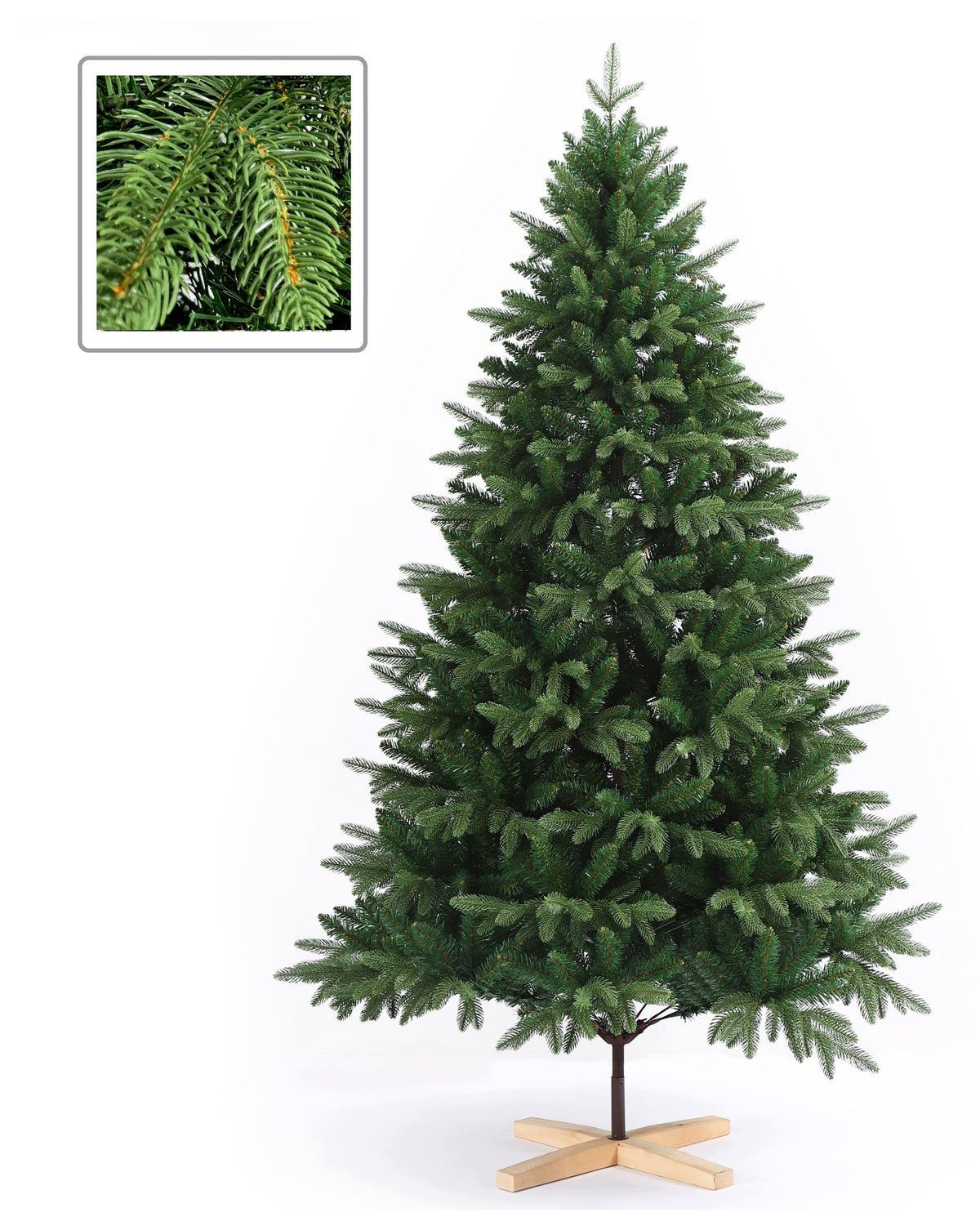 CHRISTMAS TREE ARTIFICIAL CAUCASIAN FIR 180cm LIKE ALIVE GARDENOVE