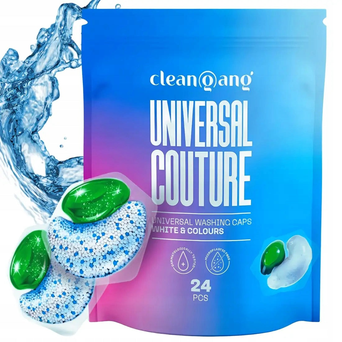 CLEANGANG WASHING CAPSULES FOR WHITE POWDER GERMAN GEL 24SZ