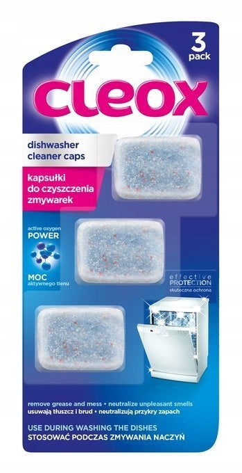 CLEOX - Dishwasher Cleaning Capsules 3pcs