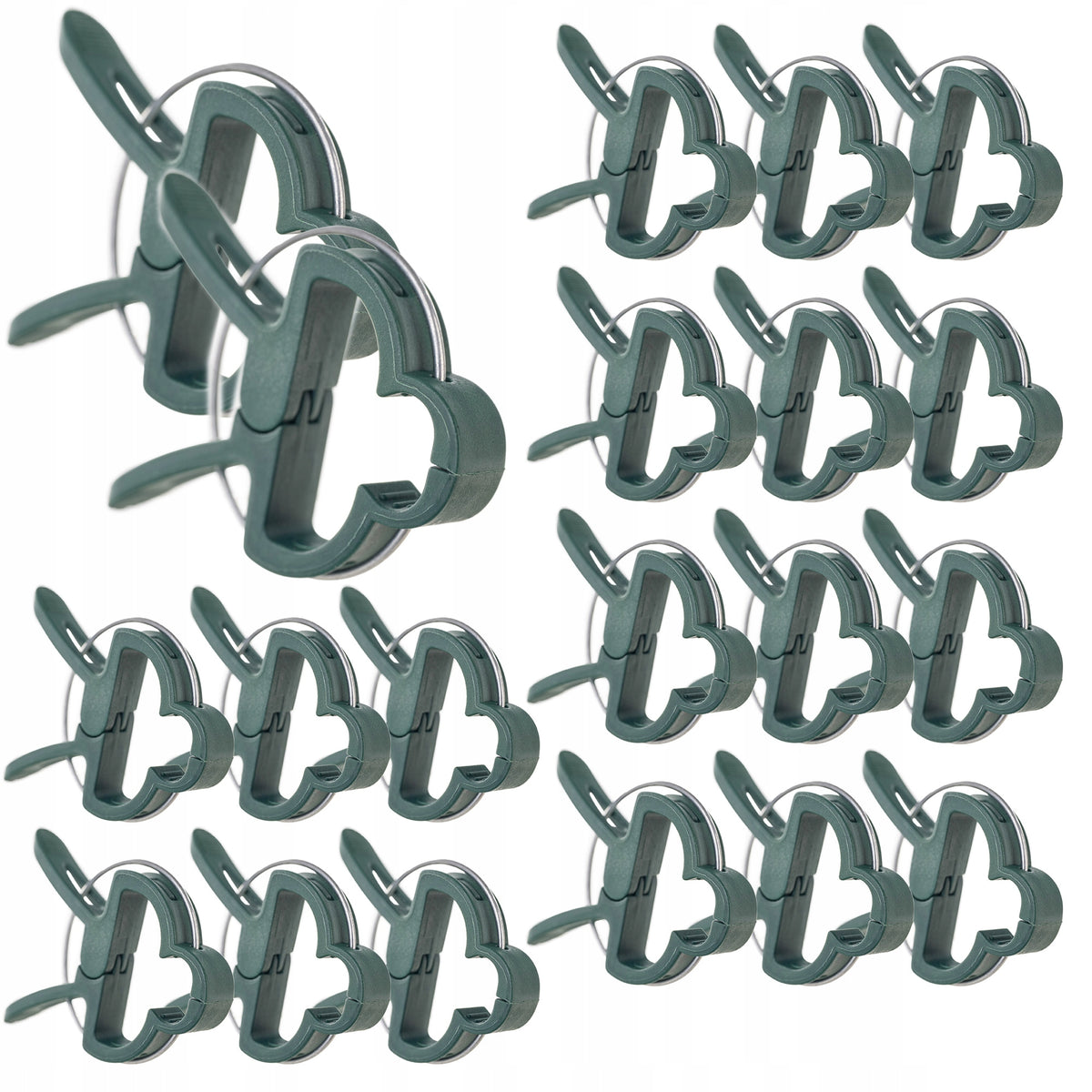 CLIPS CLASPS FOR TOMATO PLANTS SHOOTS BEAN STEMS CUFFLINKS SET OF 20