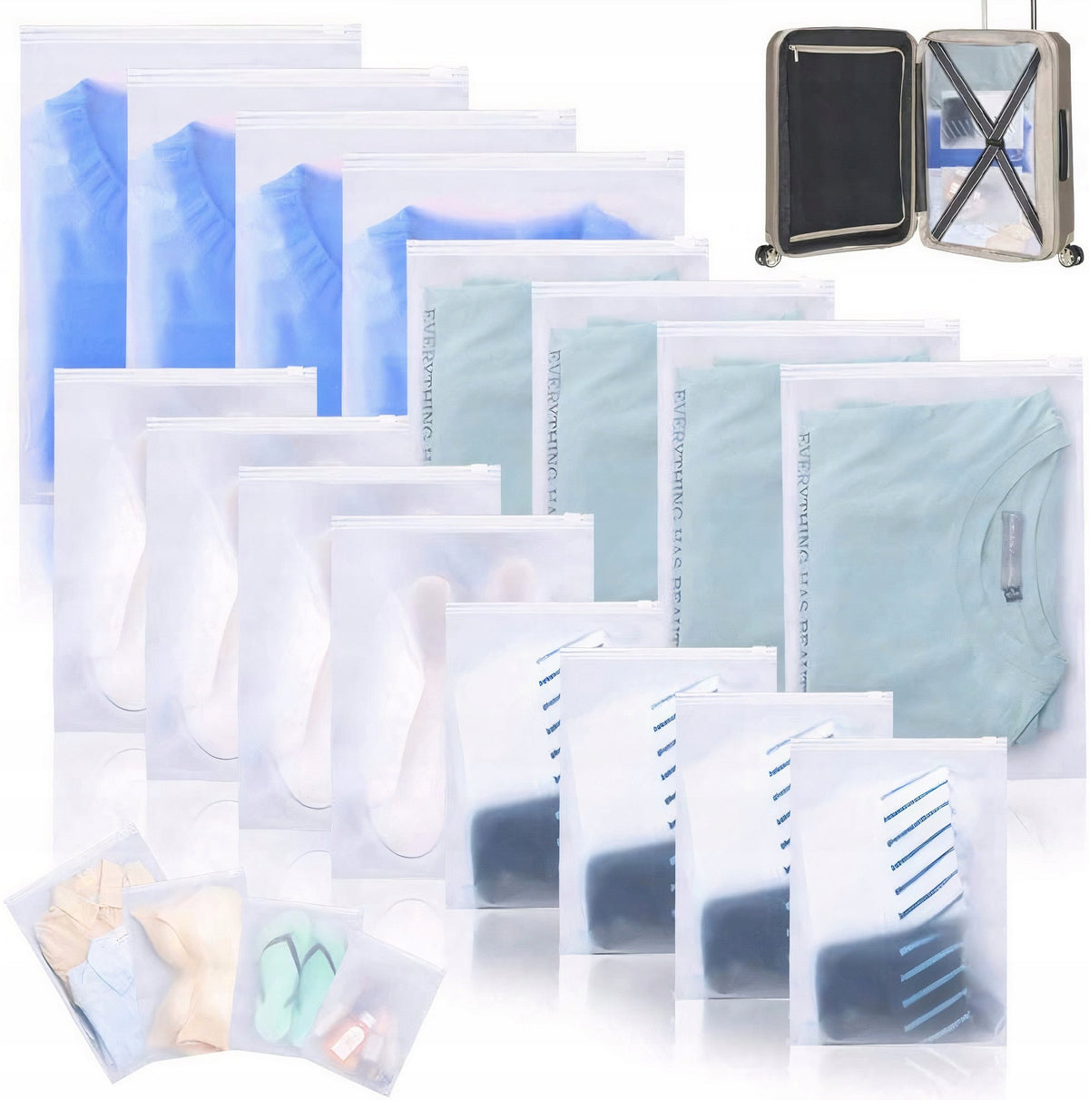 CLOTHES BAGS AKCESORIA LUGGAGE BAGS TRAVEL ORGANIZER