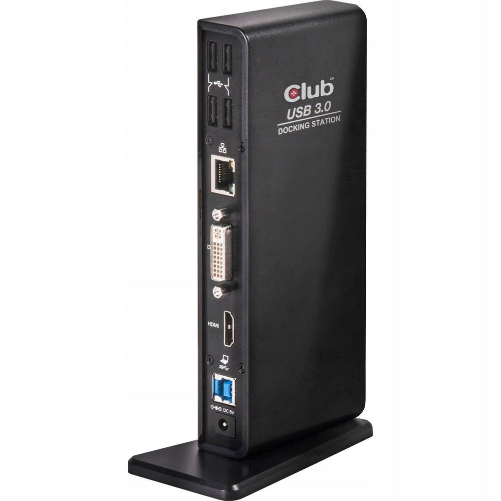 CLUB3D SenseVision USB3.0 Dual Display Docking Station