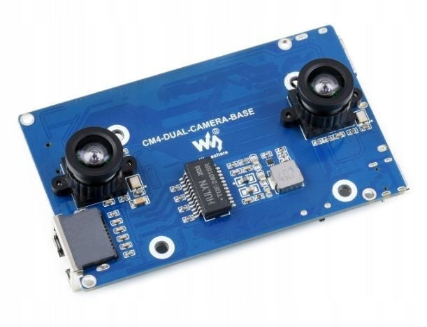 CM4-DUAL-CAMERA-BASE - base plate with cameras