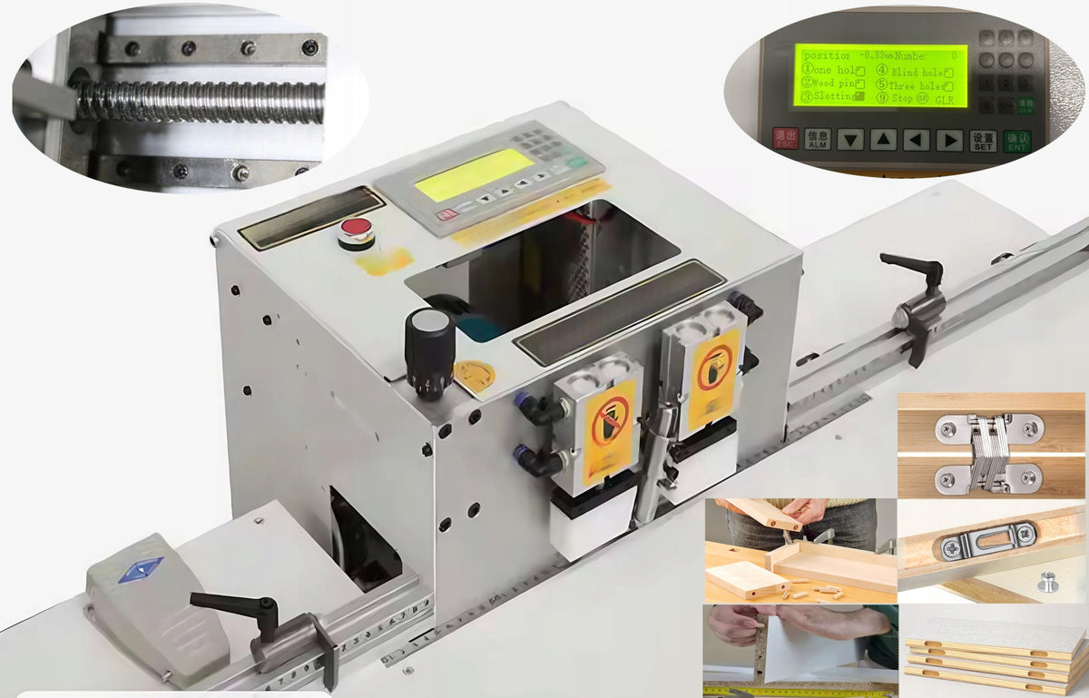 CNC Milling Machine Connection Hinge Retractable Drilling Machine MDF Stud