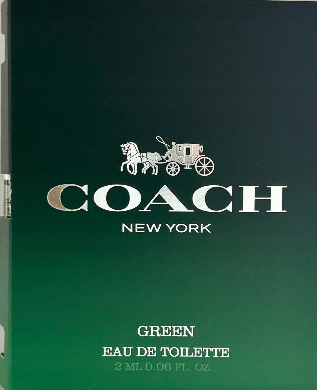 COACH GREEN COACH FOR MEN EDT 2 ML