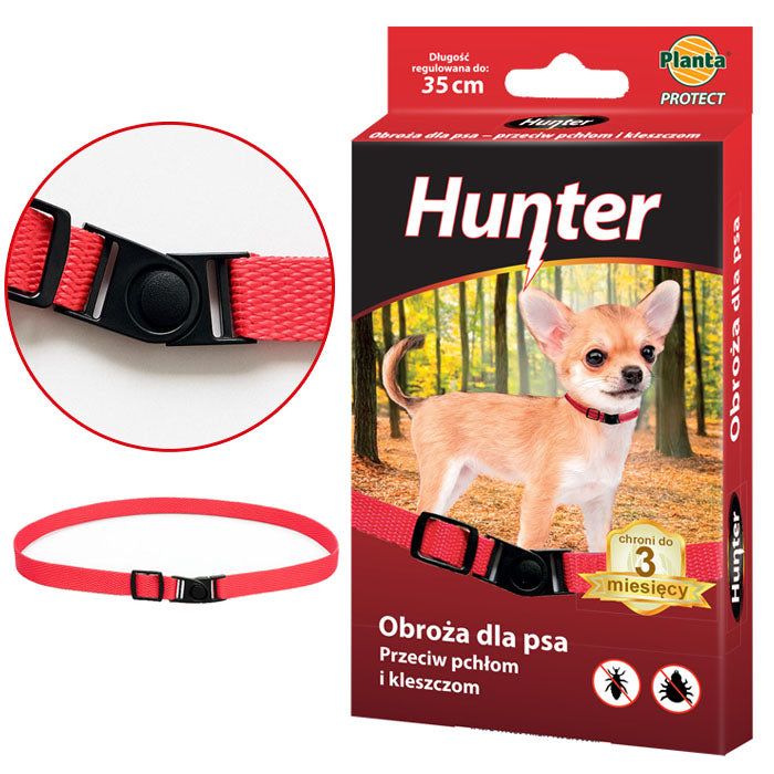 COLLAR AGAINST FLEAS AND TICKS FOR DOGS 35cm DOGS - CLICK CLASP