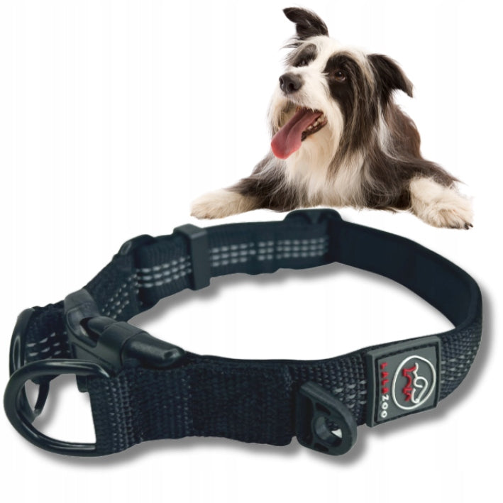 COLLAR for a large dog black RICO 60CM STRONG XL