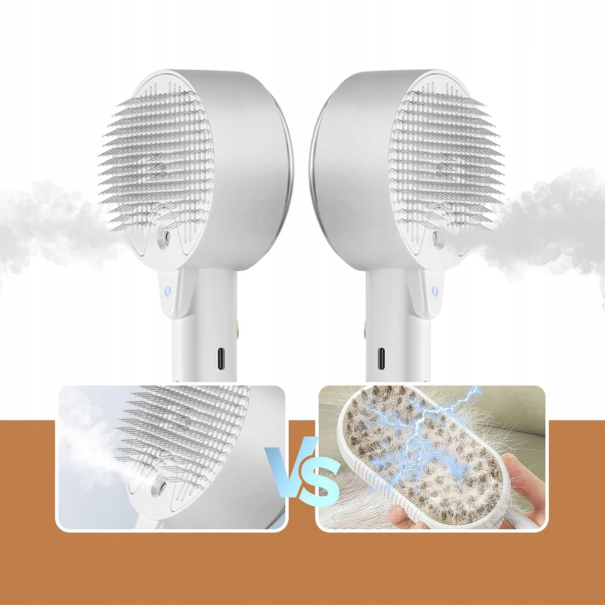 COMB FOR CATS STEAM BRUSH FOR CAT MASSAGE Packaging status original