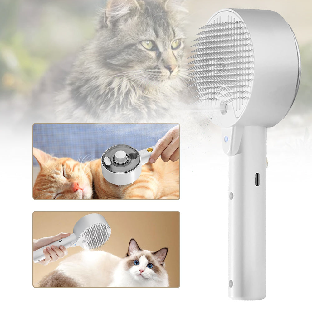 COMB FOR CATS STEAM BRUSH FOR CAT MASSAGE