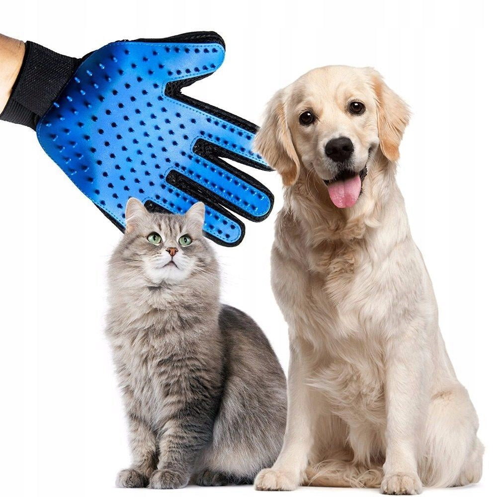 COMFORTABLE GLOVE BRUSH FOR COMBING CAT DOG HAIR REMOVES DEAD HAIR Brand Verk Group