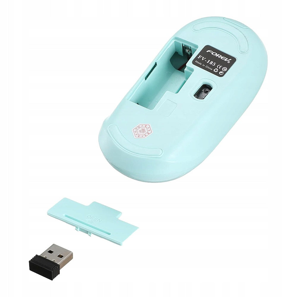 COMFORTABLE WIRELESS MOUSE POWDER MINT IDEAL FOR DESK AND TRAVEL Manufacturer Lemon Mobile
