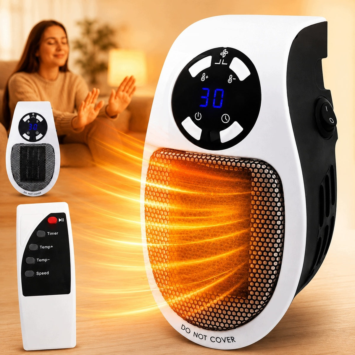 COMPACT ELECTRIC HEATER FOR CONTACT HEATER APRON HIGH POWER 500W Packaging status original