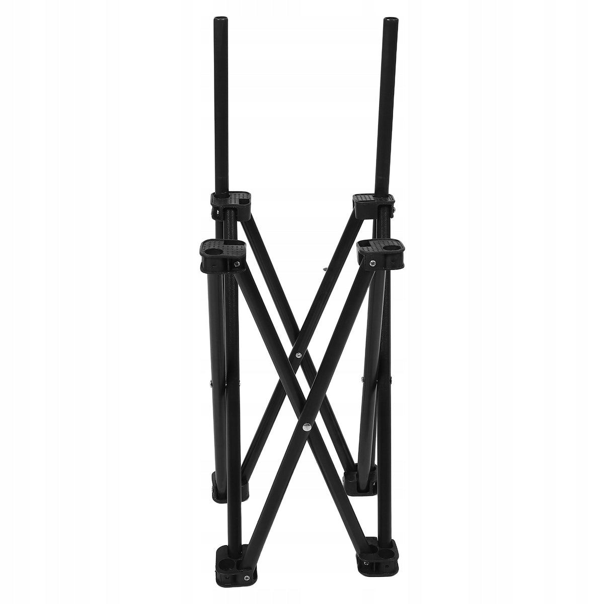 COMPACT LIGHTWEIGHT STEEL FRAME FOR FOLDABLE OUTDOOR FISHING CHAIRS