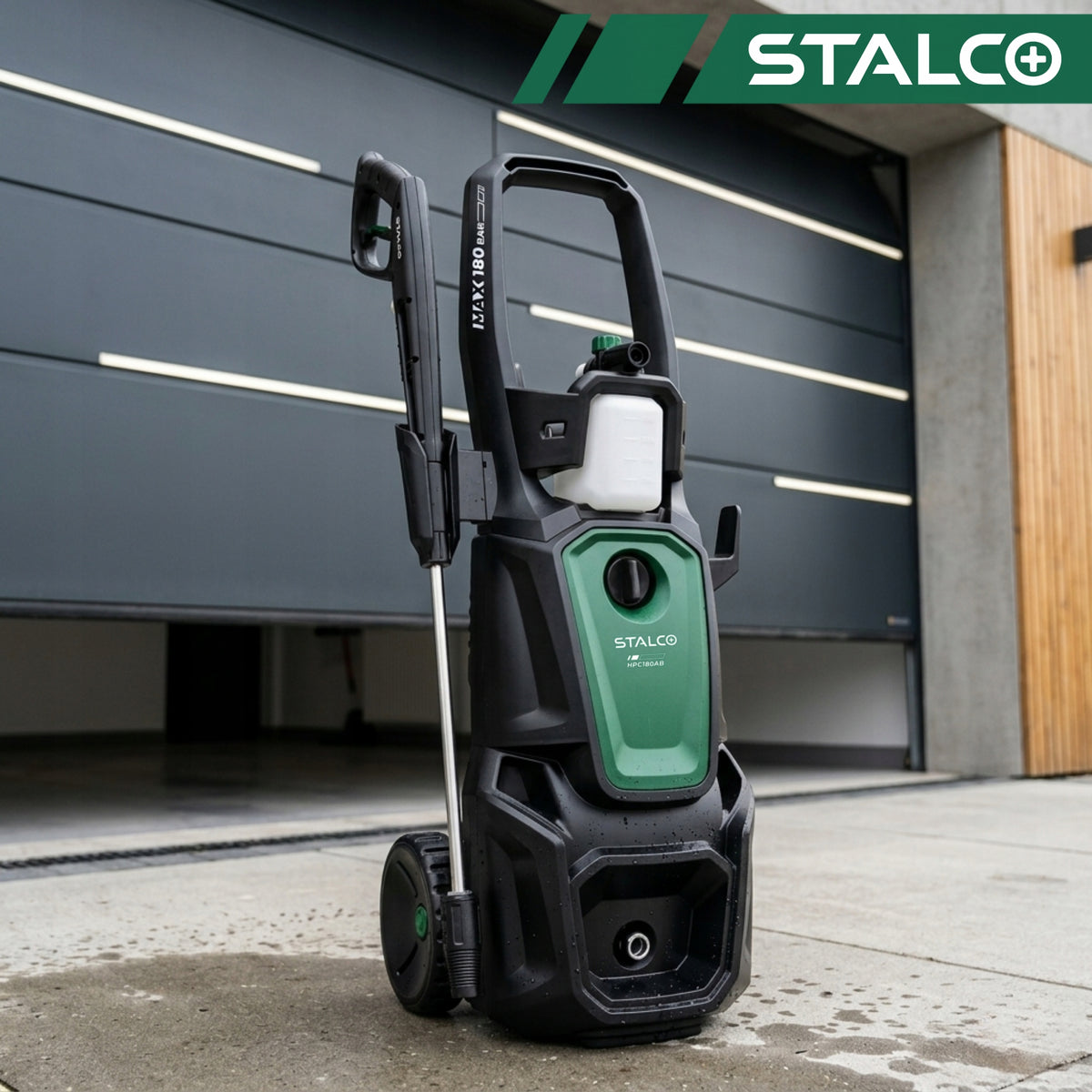 COMPACT PRESSURE WASHER 2500W ALUMINUM PUMP FOAMER STRONG STALCO Packaging status original