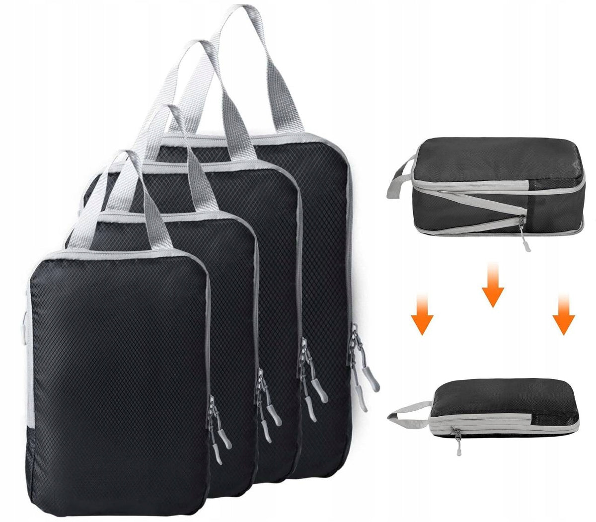 COMPRESSION TRAVEL ORGANIZER FOR PACKING 4X BAG SUITCASE