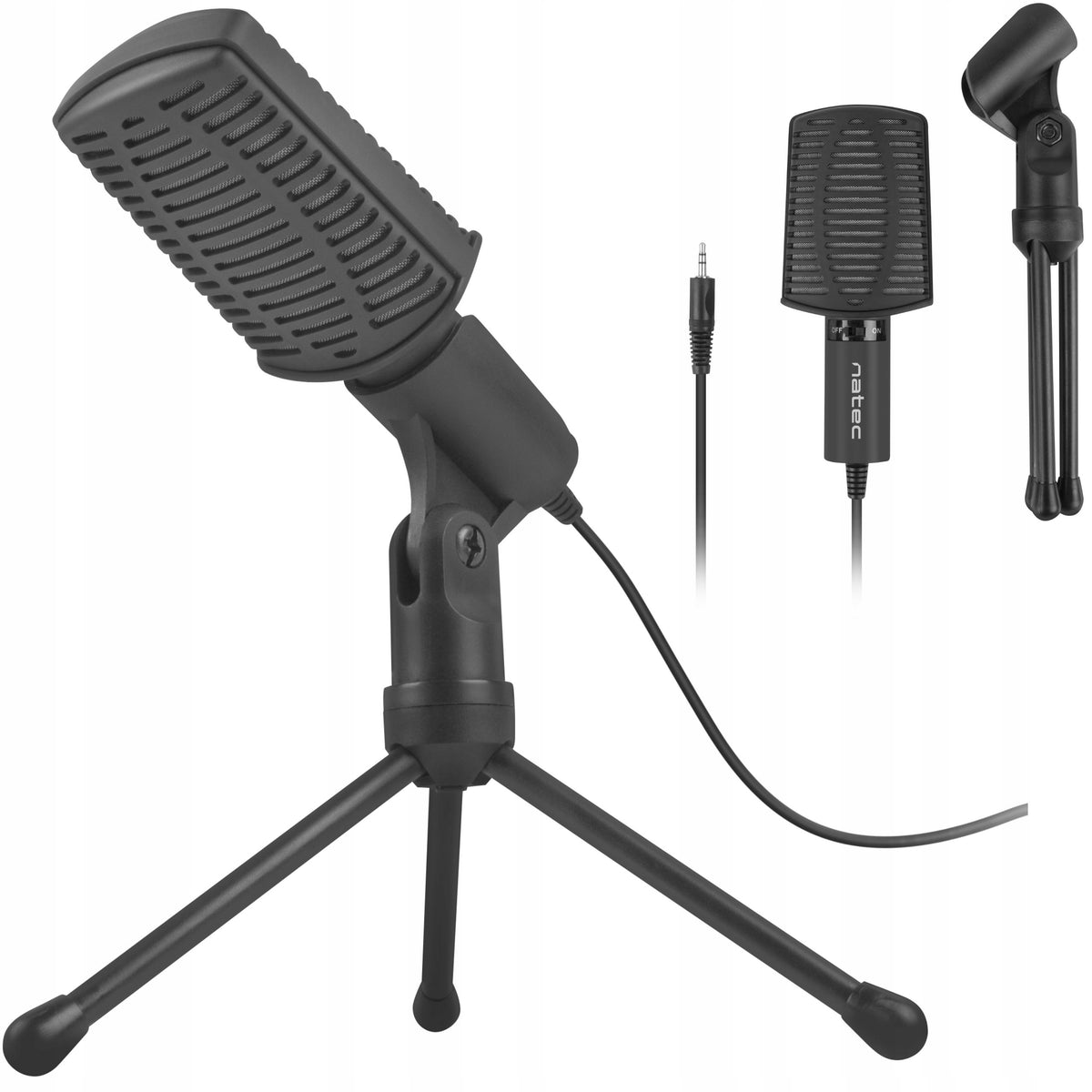 CONDENSER MICROPHONE ON TRIPOD NATEC ASP