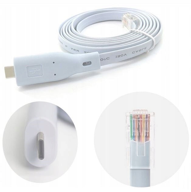 CONSOLE CABLE FOR CISCO USB-C Thunderbolt MacBook FOR SETUP