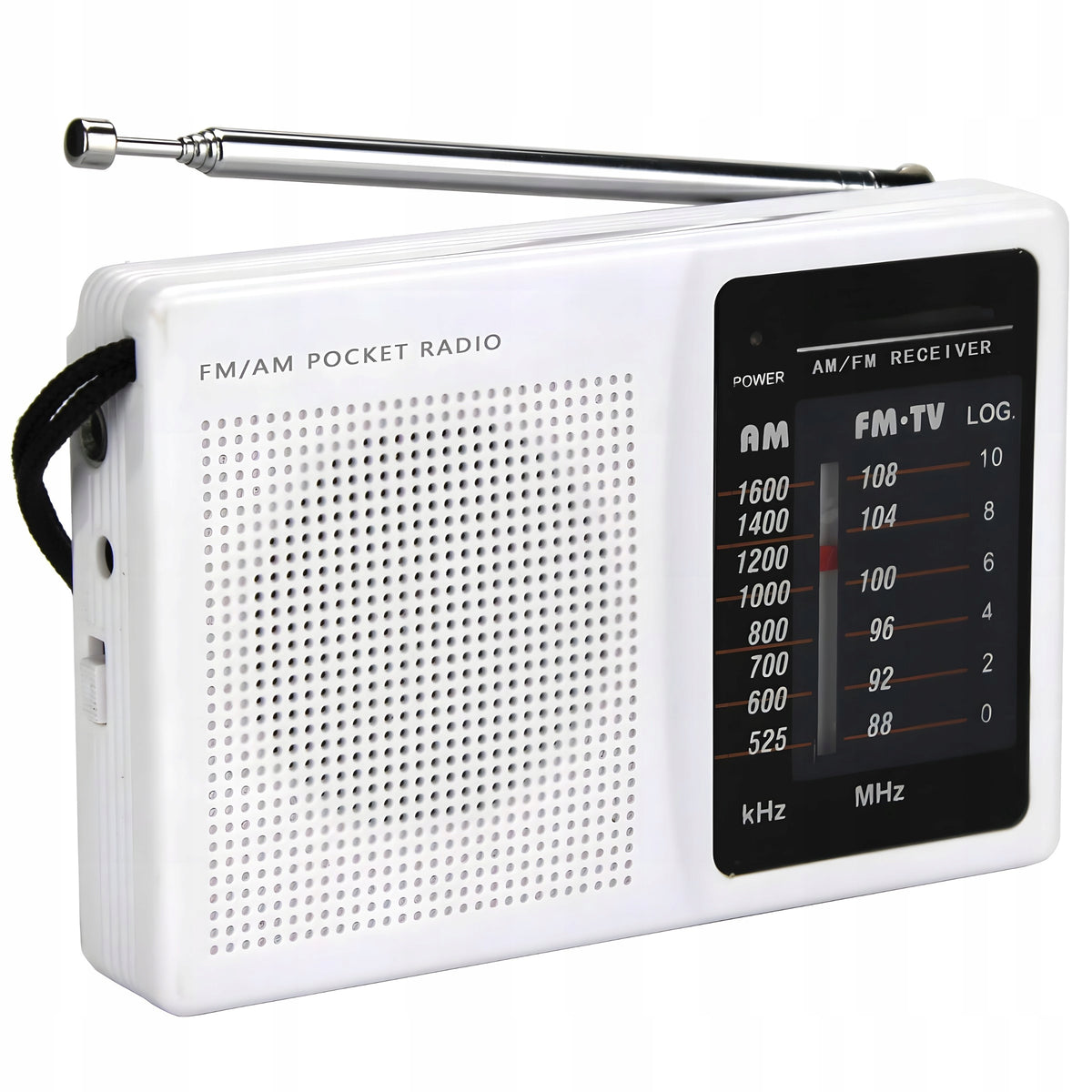 CONSTRUCTION KITCHEN RADIO PORTABLE FM AM BATTERY OPERATED POCKET JACK SMALL Packaging status original