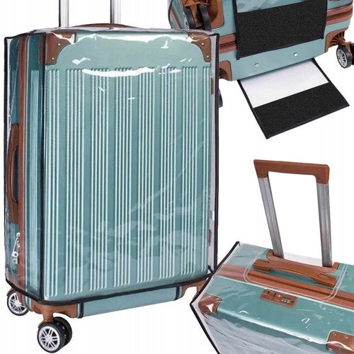 COVER FOR LARGE TRAVEL CASE PROTECTIVE CASE LUGGAGE LARGE L TRANSPARENT
