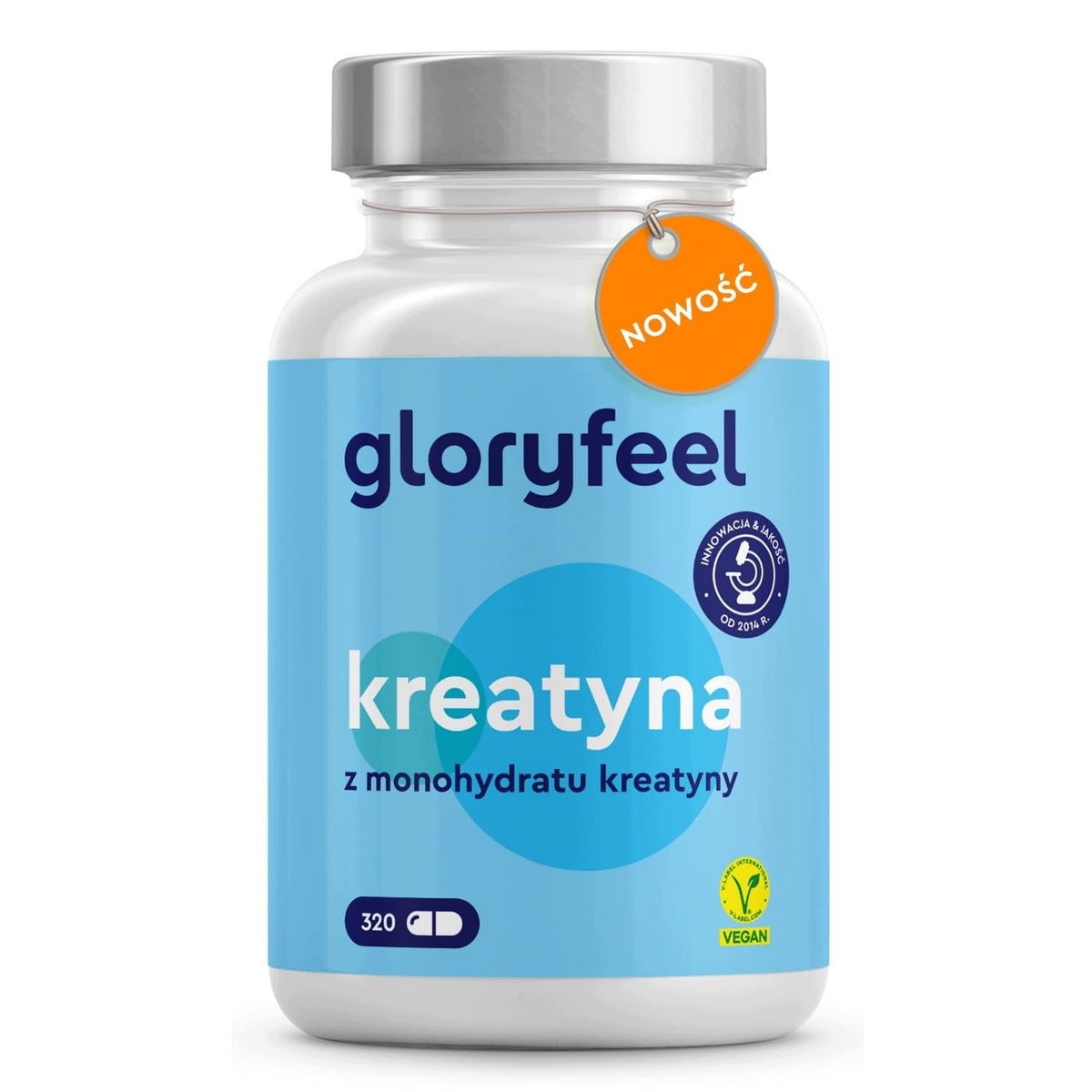 CREATINE CAPSULES - 320 KAPS FOR EFFECTIVE TRAINING FOR ORGANIZATION