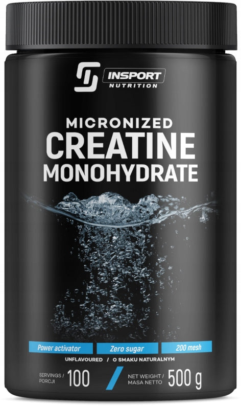 CREATINE Monohydrate 500g MICRONIZED Creatine Monohydrate | INSPORT Packaging status original