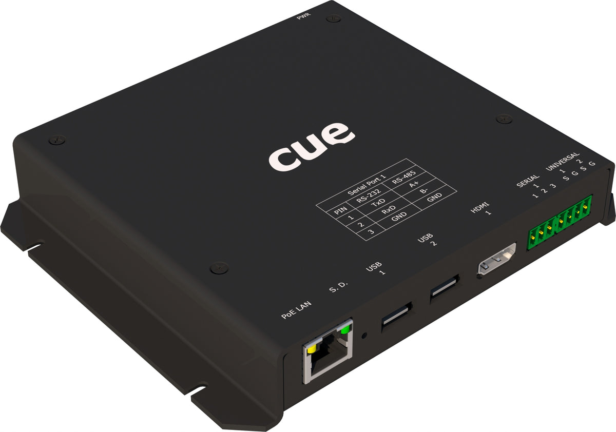 CUE signCUE-two CS0592 Graphic player and interface