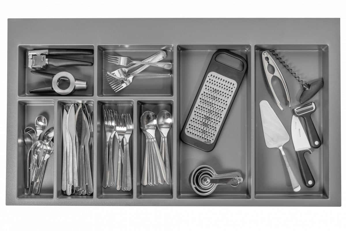 CUTLERY INSERT ORGANIZER AXISPACE 90 ANTHRACITE