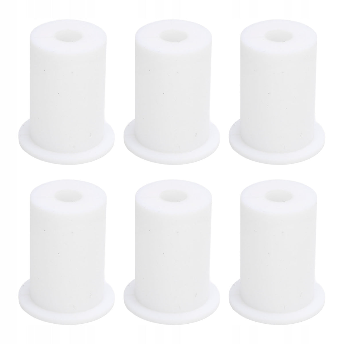 Cable routing kit, silicone through sleeves for cables, 6 pcs.