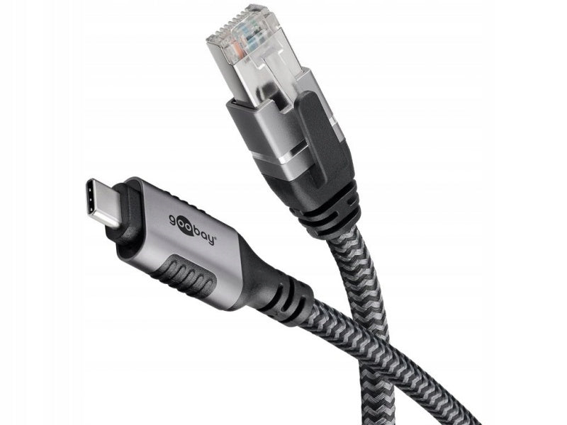 Cable with built-in RJ45 / USB-C 3.1 1Gbit/s 15m Ethernet network card