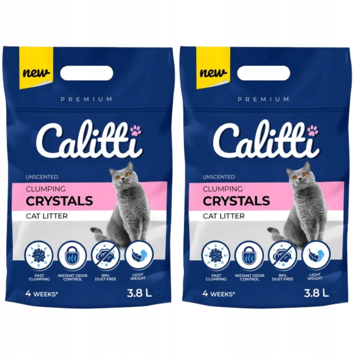 Calitti Clumping Silicone Crystals 2x 3,8L