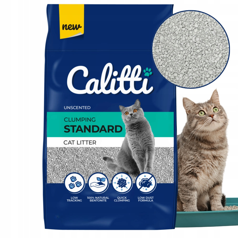Calitti Standard Unscented Bentonite Clumping Litter 5l UNSCENTED
