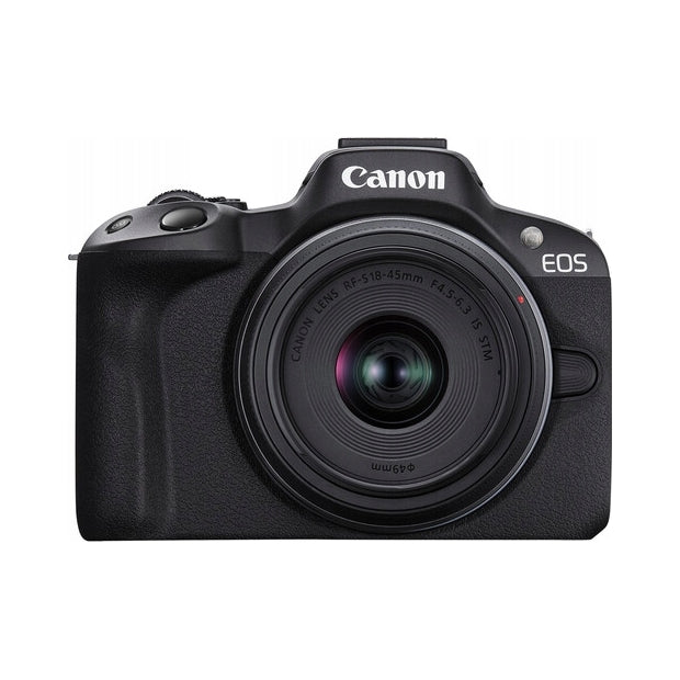 Camera Canon EOS R50 RF-S 18-45 mm f/4.5-6.3 IS STM black