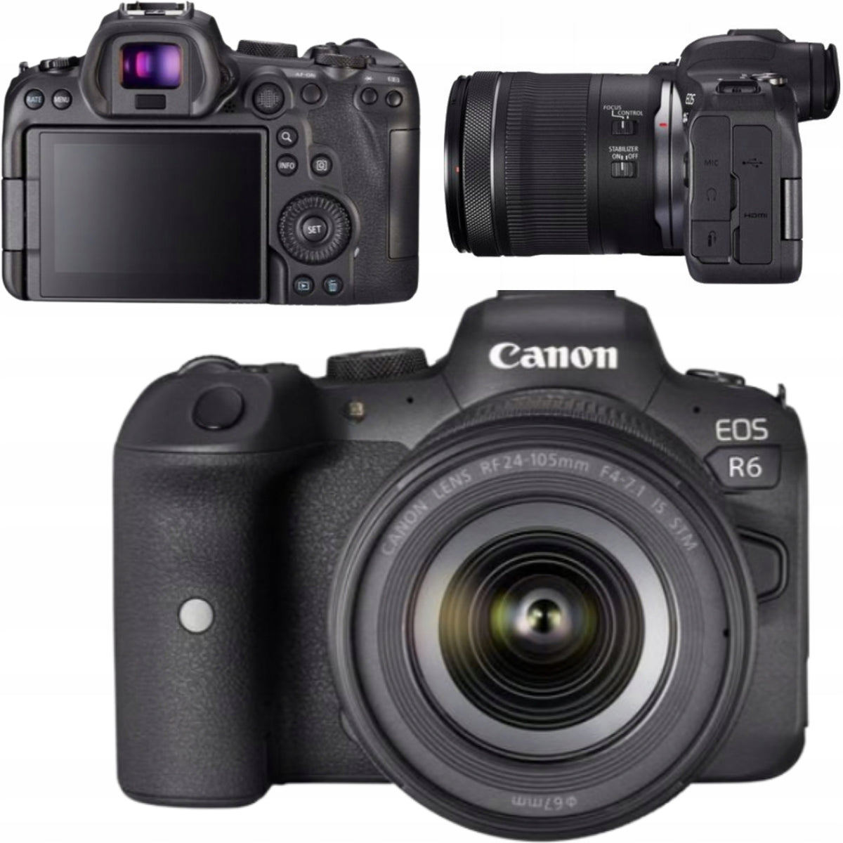 Camera Canon EOS R6 20 Mpix With 4K Filming 60p Professional Gift