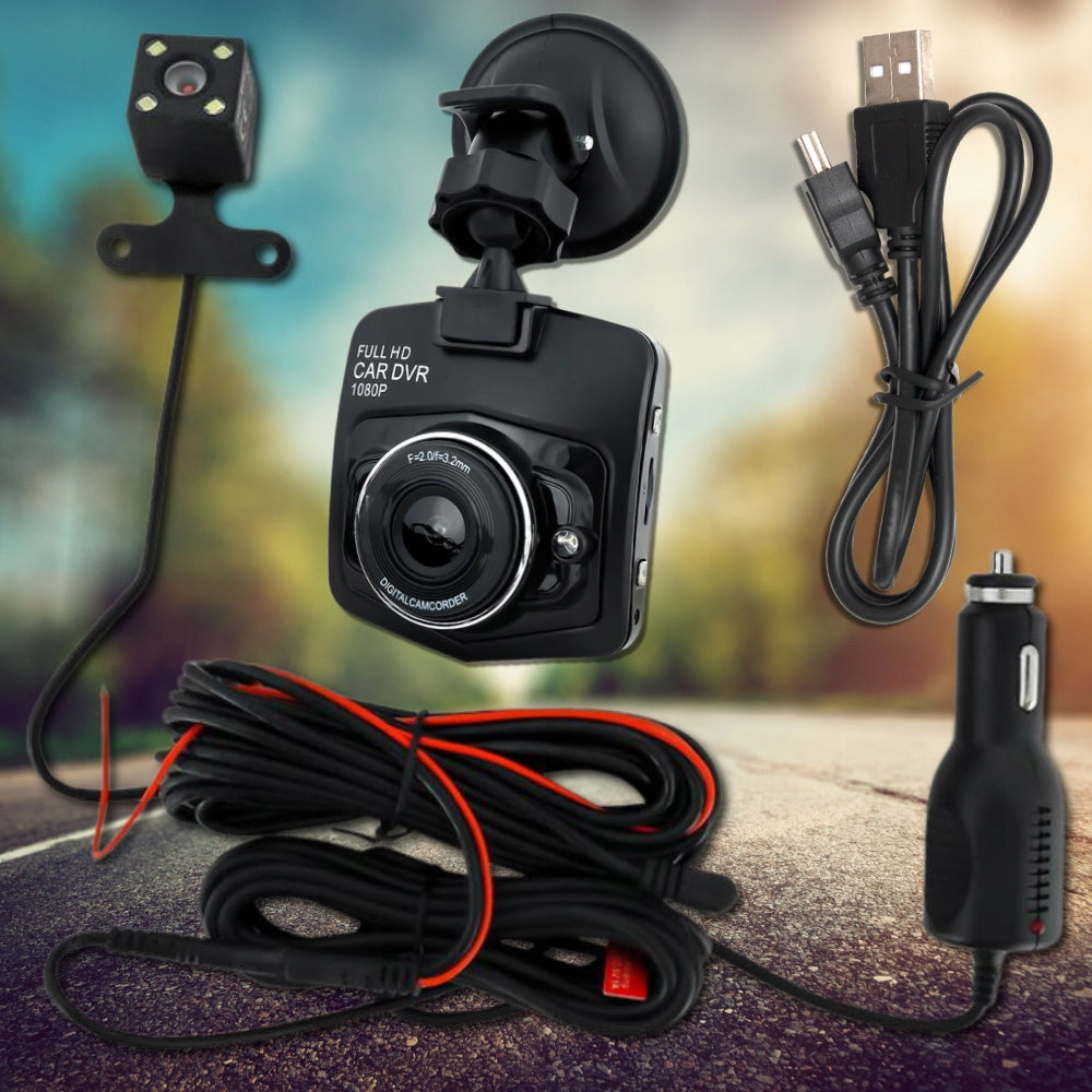 Camera Car Camera 2in1 Driving Video Recorder Front Rear LCD Full HD Brand no brand