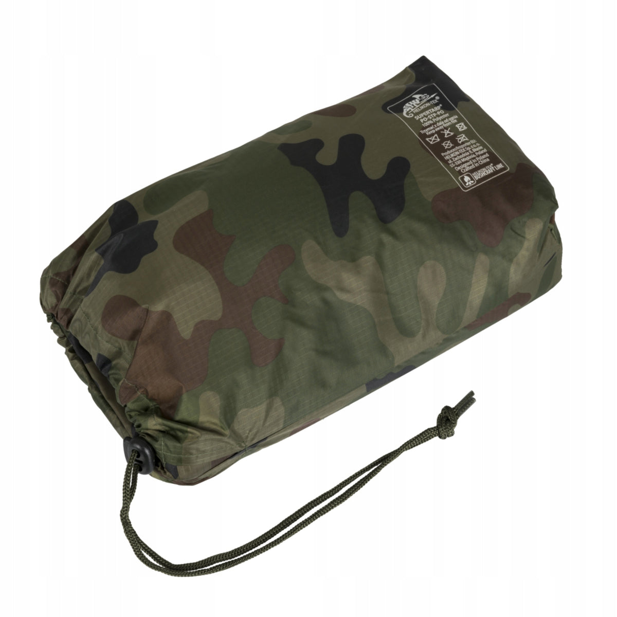 Camping sheet Helikon-Tex SuperTarp Polyester Ripstop Olive Green 3x3m Manufacturer code PO-STP-PO-02