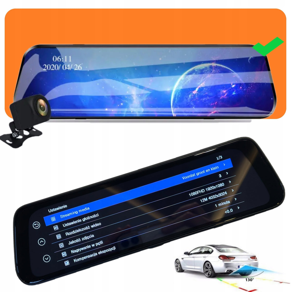 Car Camera Car Video Recorder Parking Mode Power Supply Packaging status original