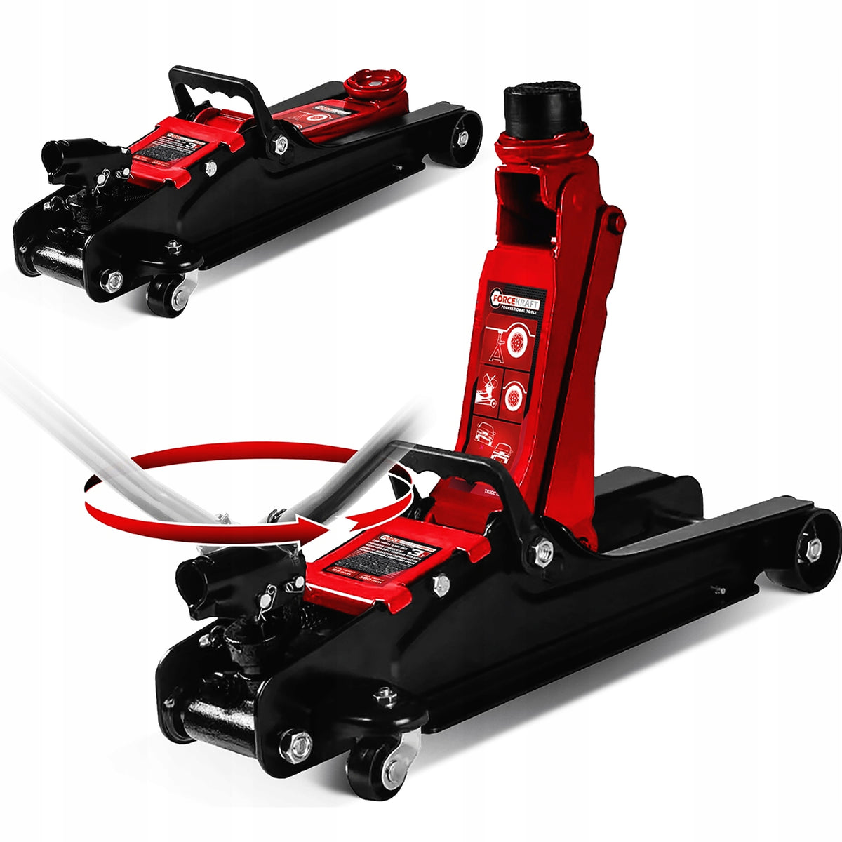 Car Lift Low Profile Hydraulic Point 85-380mm 3T Frog