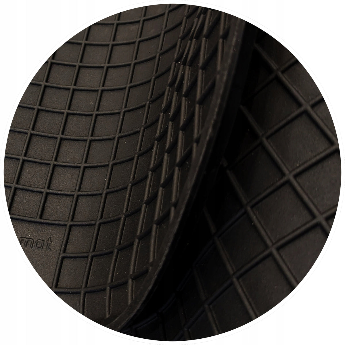 Car Rugs with Tunnel for CITROEN C5 II Black Manufacturer's catalog number 5907494613264