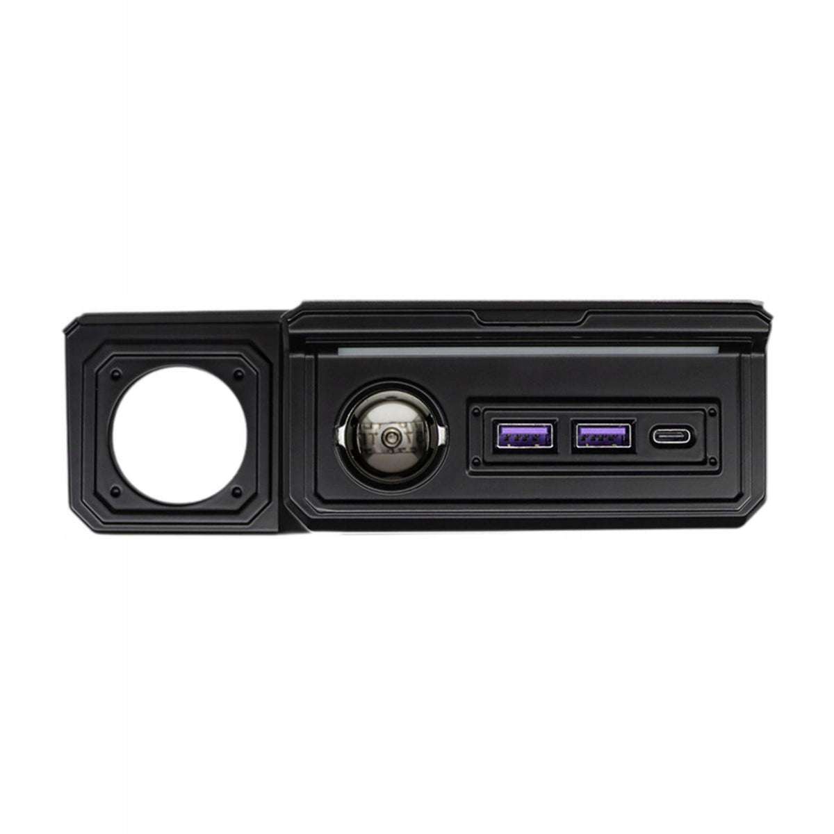 Car USB Hub Charger Compatible Support Double USB Type C Left Driver Side Packaging status original