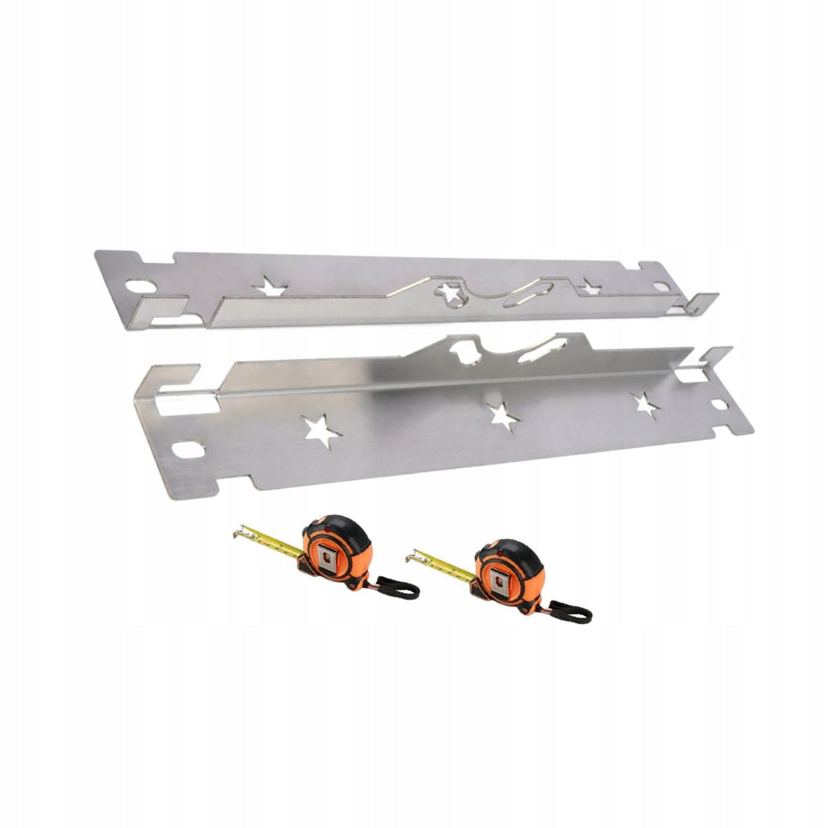Car Wheel Alignment Tool with 2 Tapes Front End Alignment Tool Silvery