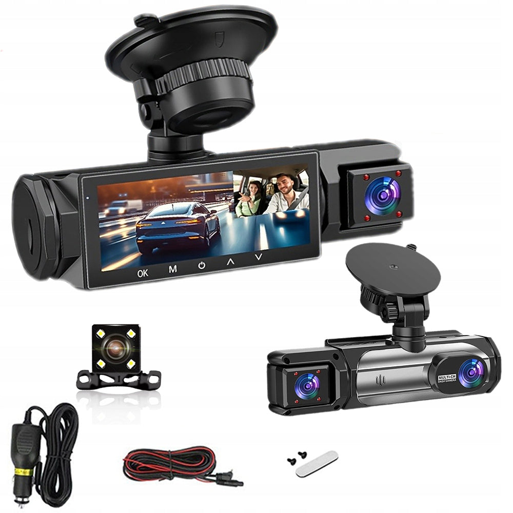 Car cameraL, front-rear camera and 1080P interior Manufacturer code yuryam09