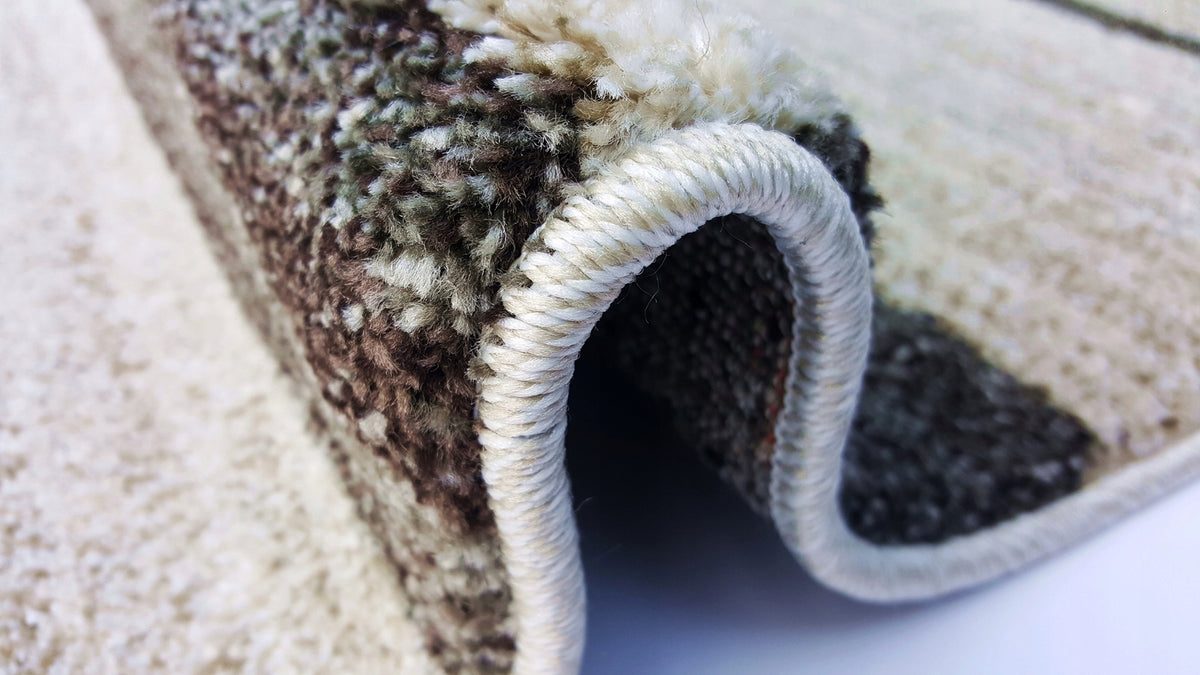 Carpet 160x220 Rio Friz Thick Real Woven Turkish Peaceful Beige Grey MIX Manufacturer code Rio 3-Color Turecki Do wnętrz