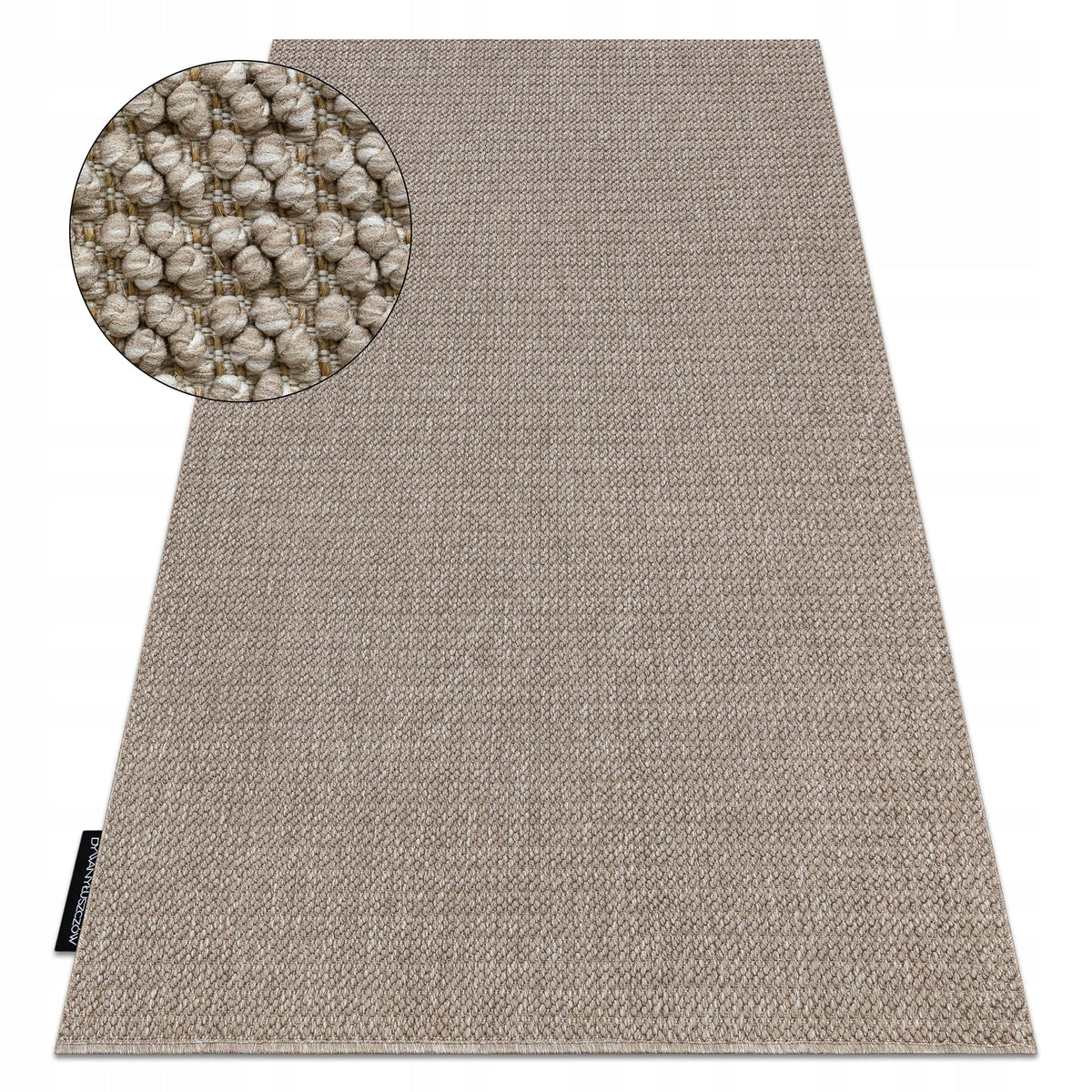 Carpet CASABLANCA brown loop SOFT 150x250 cm