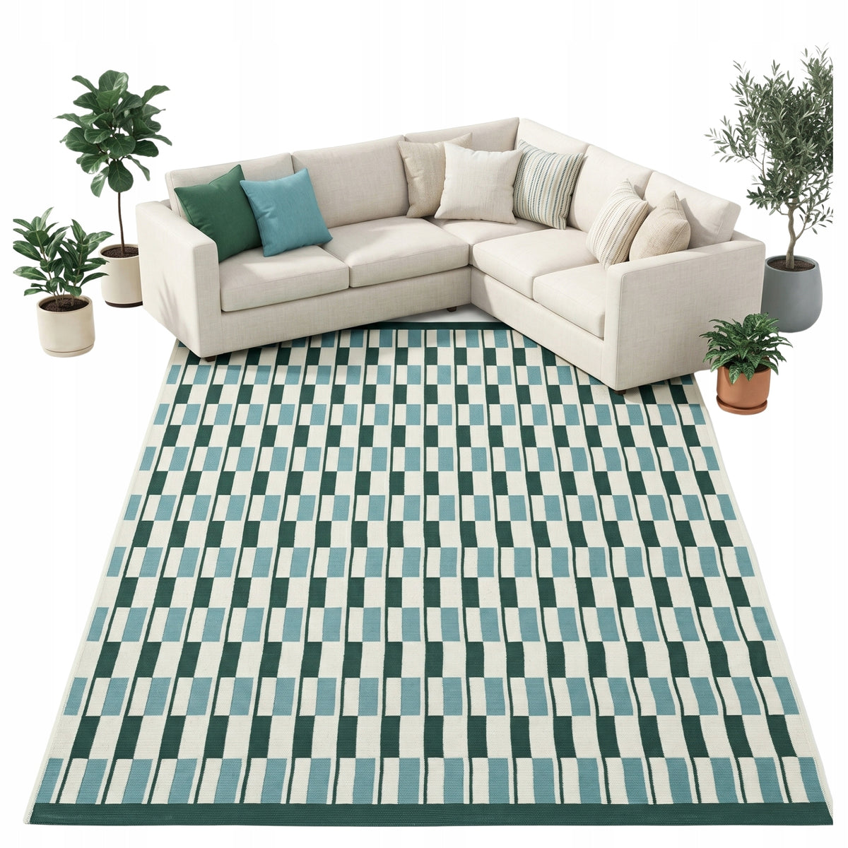 Carpet Waterproof Outdoor 2x3 String Terrace Balcony Terrace 200x300cm