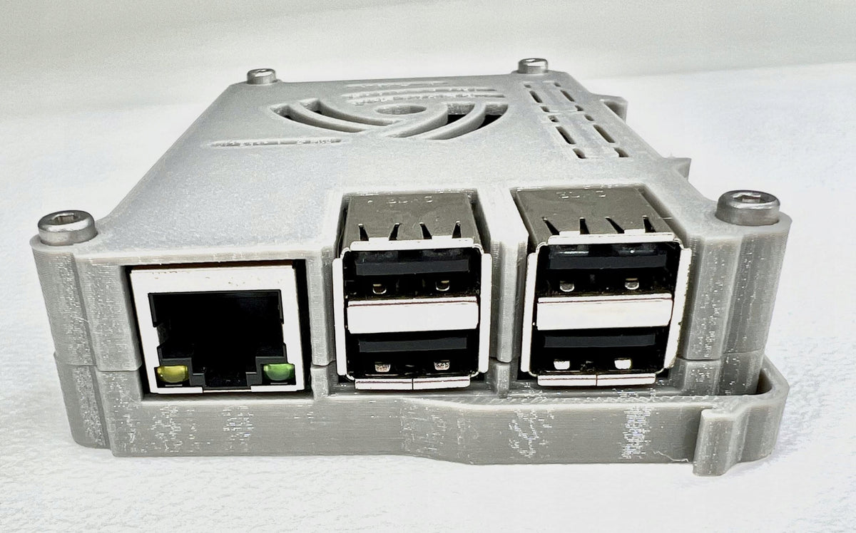 Case housing Raspberry PI 3 model B with DIN rail mount holder Manufacturer no brand