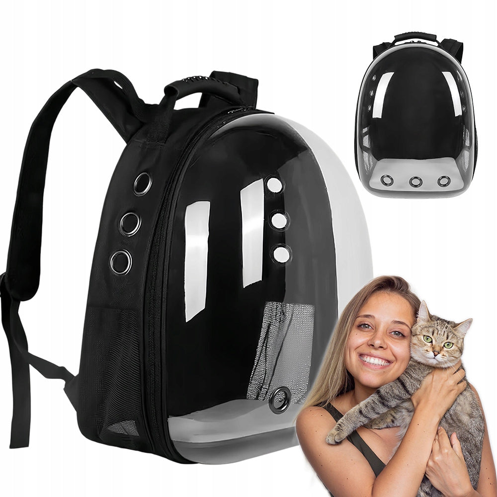 Cat Backpack Travel Transporter Transparent Breathable 10kg