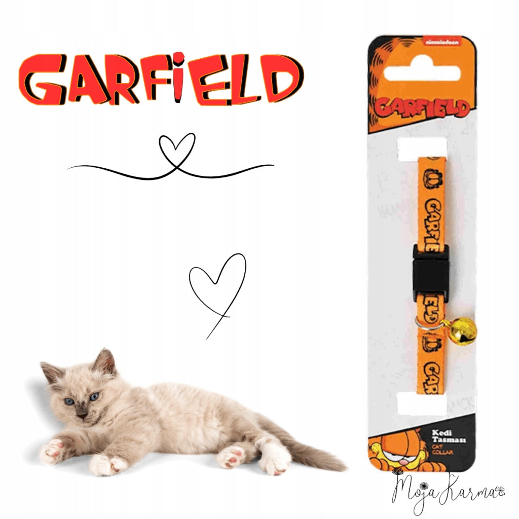 Cat Collar Garfield Yellow
